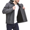 image:imageDOCKERS Mens Arctic Cloth Sherpa Storm JacketGraphite Heather Soft Shell