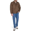 image:imageDOCKERS Mens Classic ShacketChocolate Faux Suede