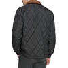 image:imageDOCKERS Mens Diamond Quilted Jacket With Corduroy CollarBlack