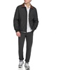 image:imageDOCKERS Mens Diamond Quilted Jacket With Corduroy CollarBlack
