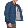 image:imageDOCKERS Mens Diamond Quilted Jacket With Corduroy CollarNavy