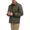 image:imageDOCKERS Mens Diamond Quilted Jacket With Corduroy CollarOlive
