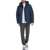 image:imageDOCKERS Mens Dwight Soft Shell Bib JacketNavy Hooded