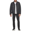 image:imageDOCKERS Mens Faux Leather Military JacketBlack