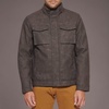 image:imageDOCKERS Mens Faux Leather Military JacketDark Brown