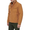 image:imageDOCKERS Mens Faux Leather Military JacketGold Nubuck Faux Suede