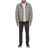image:imageDOCKERS Mens Faux Leather Military JacketLight Grey