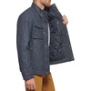 image:imageDOCKERS Mens Faux Leather Military JacketNavy