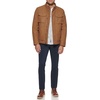 image:imageDOCKERS Mens Faux Leather Military JacketSaddle