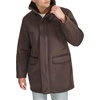 image:imageDOCKERS Mens Faux Shearling Walking CoatDark Brown