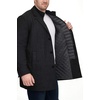 image:imageDOCKERS Mens Henry Wool Blend Top Coat Regular and Big amp Tall SizesBlack