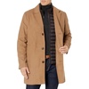 image:imageDOCKERS Mens Henry Wool Blend Top Coat Regular and Big amp Tall SizesCamel