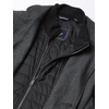 image:imageDOCKERS Mens Henry Wool Blend Top Coat Regular and Big amp Tall SizesCharcoal Herringbone