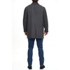 image:imageDOCKERS Mens Henry Wool Blend Top Coat Regular and Big amp Tall SizesCharcoal Herringbone