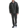 image:imageDOCKERS Mens James Faux Leather JacketBlack Modern Zip