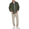 image:imageDOCKERS Mens Micro Twill Golf Bomber JacketOlive Filled