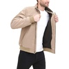 image:imageDOCKERS Mens Micro Twill Golf Bomber JacketSolid Khaki