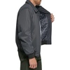 image:imageDOCKERS Mens Micro Twill Golf Bomber JacketSteel Filled