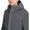 image:imageDOCKERS Mens Softshell Midlength Hooded City CoatAsphalt