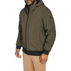 image:imageDOCKERS Mens Softshell Sherpa Lined Bomber Jacket Standard and Big amp TallOlive