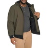 image:imageDOCKERS Mens Softshell Sherpa Lined Bomber Jacket Standard and Big amp TallOlive