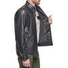 image:imageDOCKERS Mens The Dylan Faux Leather Racer JacketBlack