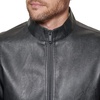 image:imageDOCKERS Mens The Dylan Faux Leather Racer JacketBlack