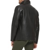 image:imageDOCKERS Mens The Dylan Faux Leather Racer JacketBlack With Bib
