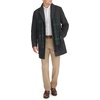 image:imageDOCKERS Mens The Henry Wool Blend Top CoatCharcoal With Scarf