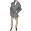 image:imageDOCKERS Mens The Henry Wool Blend Top CoatLight Grey With Scarf