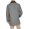image:imageDOCKERS Mens The Henry Wool Blend Top CoatLight Grey With Scarf