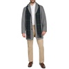 image:imageDOCKERS Mens The Henry Wool Blend Top CoatLight Grey With Scarf