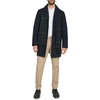 image:imageDOCKERS Mens The Henry Wool Blend Top CoatNavy With Scarf