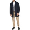 image:imageDOCKERS Mens The Henry Wool Blend Top CoatNavy With Scarf