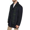image:imageDOCKERS Mens The Henry Wool Blend Top CoatNavy With Scarf