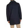 image:imageDOCKERS Mens The Henry Wool Blend Top CoatNavy With Scarf