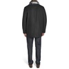 image:imageDOCKERS Mens Wool Melton Two Pocket Full Length Duffle CoatBlackScarf