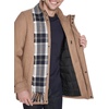 image:imageDOCKERS Mens Wool Melton Two Pocket Full Length Duffle CoatCamelScarf