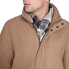 image:imageDOCKERS Mens Wool Melton Two Pocket Full Length Duffle CoatCamelScarf