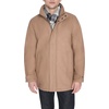 image:imageDOCKERS Mens Wool Melton Two Pocket Full Length Duffle CoatCamelScarf