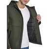 image:imageDOCKERS Mens Wool Melton Two Pocket Full Length Duffle CoatCharcoalScarf