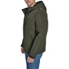 image:imageDOCKERS Mens Wool Melton Two Pocket Full Length Duffle CoatCharcoalScarf