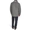 image:imageDOCKERS Mens Wool Melton Two Pocket Full Length Duffle CoatLight GreyScarf