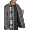 image:imageDOCKERS Mens Wool Melton Two Pocket Full Length Duffle CoatLight GreyScarf