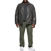 image:imageDockers Mens James Faux Leather Jacket Regular Big amp Tall SizesGrey W Chest Zip