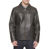 image:imageDockers Mens James Faux Leather JacketDark Brown W Chest Zip