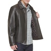 image:imageDockers Mens James Faux Leather JacketDark Brown W Chest Zip