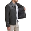 image:imageDockers Mens James Faux Leather JacketGrey W Chest Zip