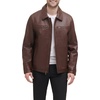 image:imageDockers Mens James Faux Leather JacketSienna Brown W Chest Zip