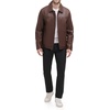 image:imageDockers Mens James Faux Leather JacketSienna Brown W Chest Zip